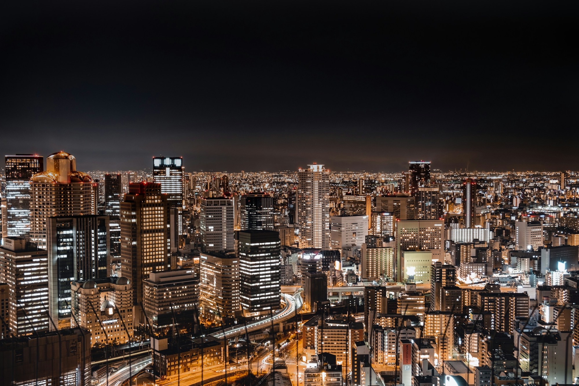 大阪・梅田の夜景